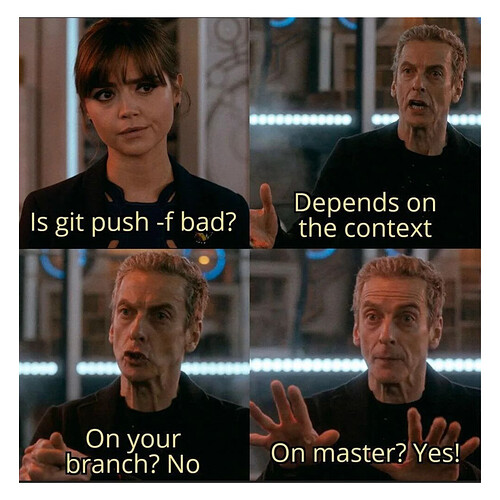 git branch command meme about working on multiple branches