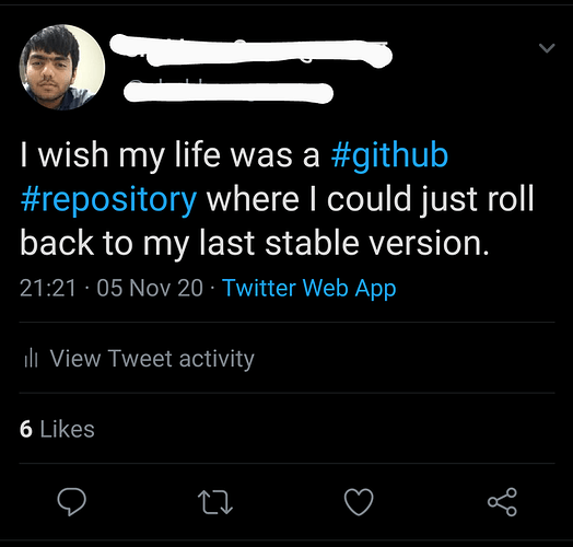 git revert command meme about safely undoing changes