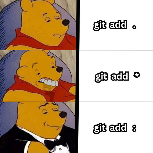 git add command meme about staging files before committing