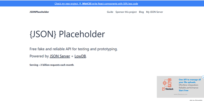 https://jsonplaceholder.typicode.com/