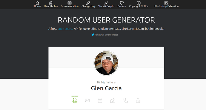https://randomuser.me/