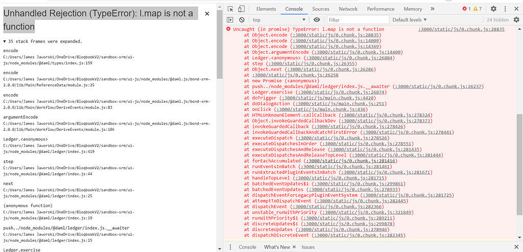 Unhandled Rejection (TypeError): l.map is not a function - App ...