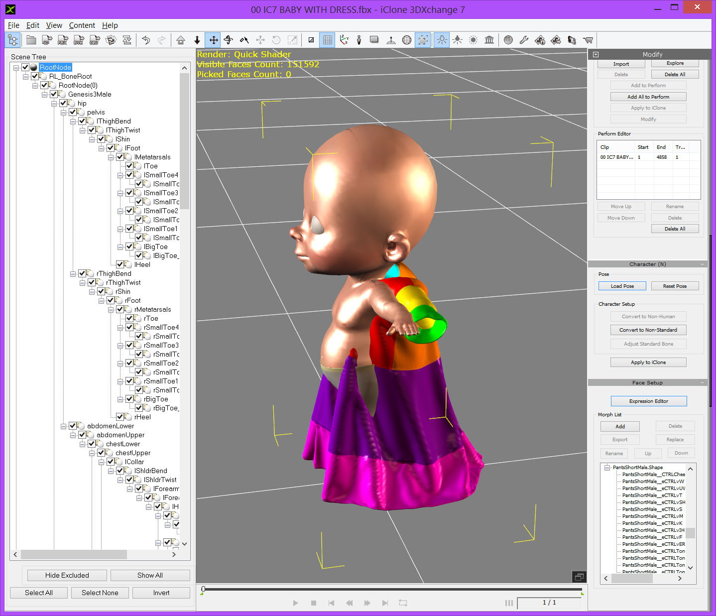Baby in 3DX
