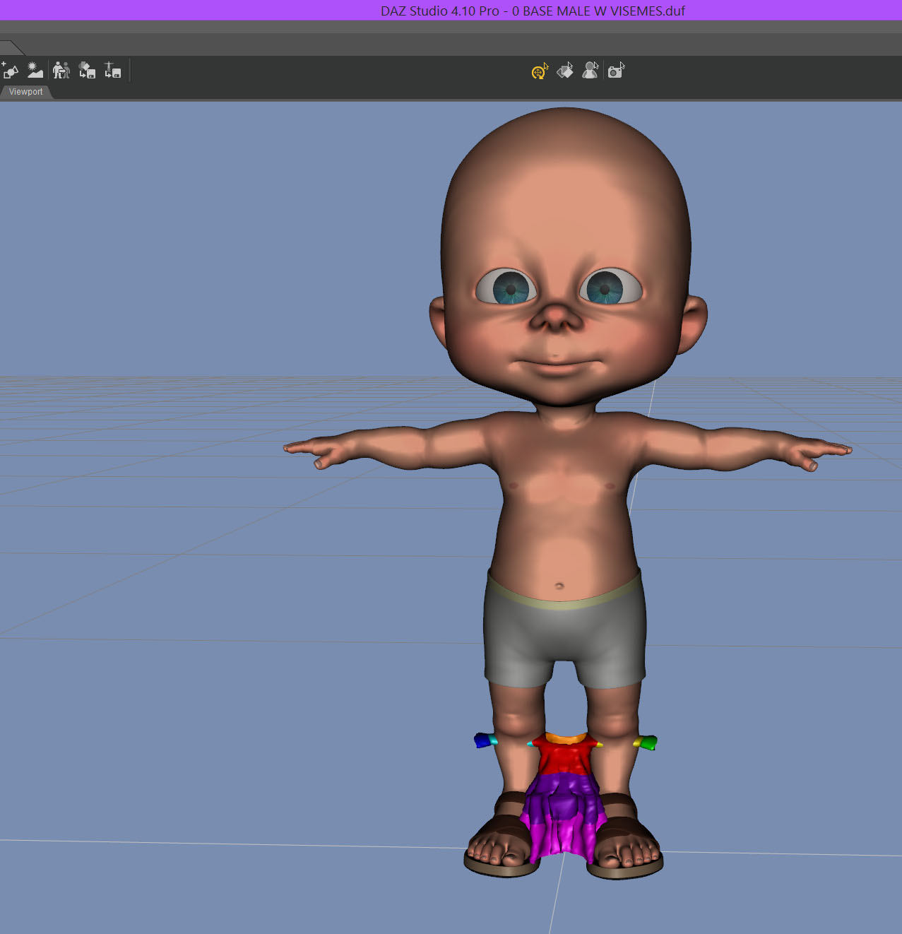 Baby in Daz Utility Tranferd