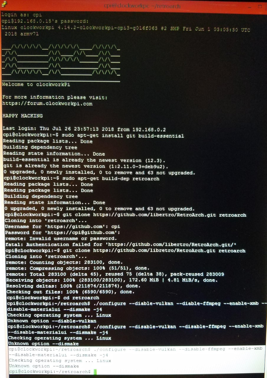 SSH%20Clockwork%20Pi%20-%20Github_Retroarch%20issues%202