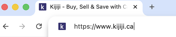 Vérifiez l'URL dans la barre d'adresse