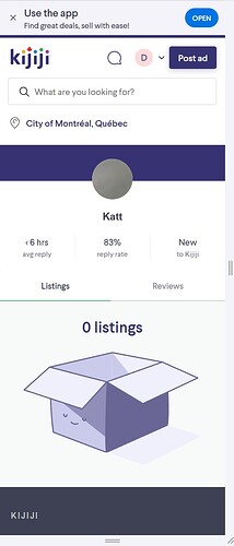 Kijiji page